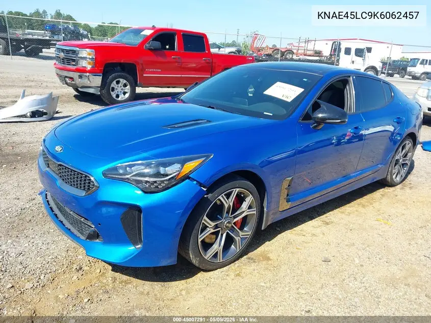 2019 Kia Stinger Gt1 VIN: KNAE45LC9K6062457 Lot: 45007291