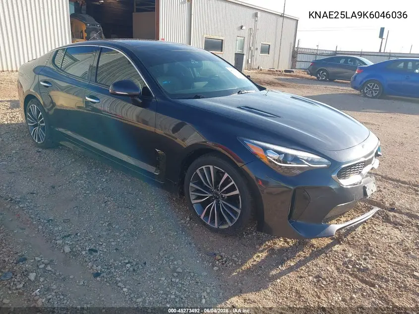 2019 Kia Stinger Premium VIN: KNAE25LA9K6046036 Lot: 45273492