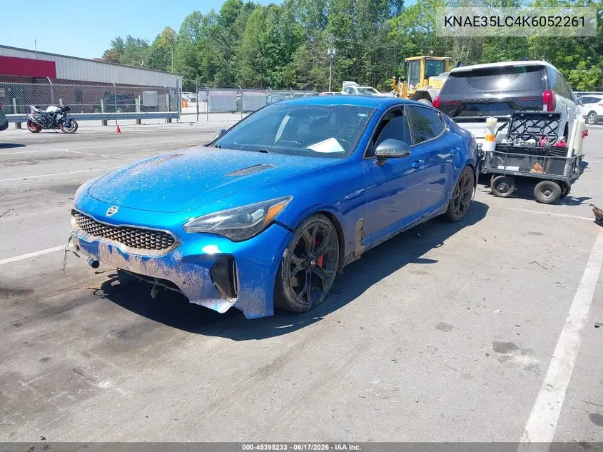 2019 Kia Stinger Gt VIN: KNAE35LC4K6052261 Lot: 45398233