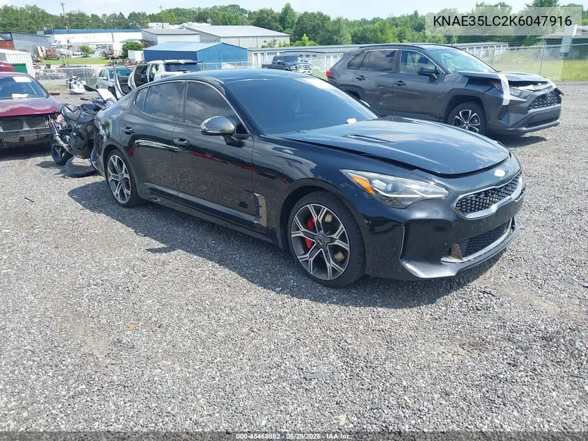 2019 Kia Stinger Gt VIN: KNAE35LC2K6047916 Lot: 45468882