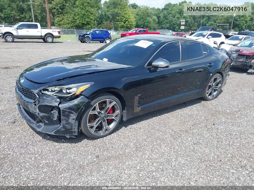 2019 Kia Stinger Gt VIN: KNAE35LC2K6047916 Lot: 45468882