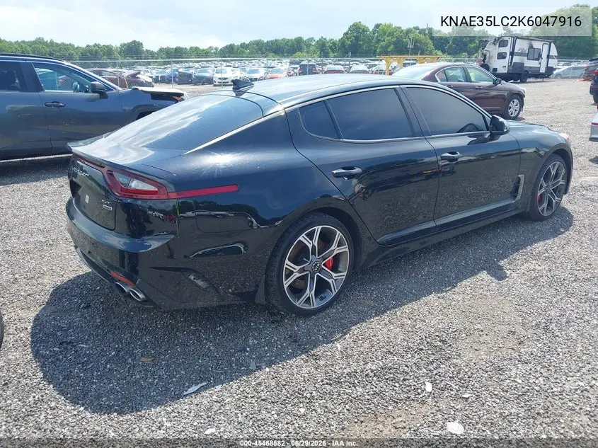 2019 Kia Stinger Gt VIN: KNAE35LC2K6047916 Lot: 45468882
