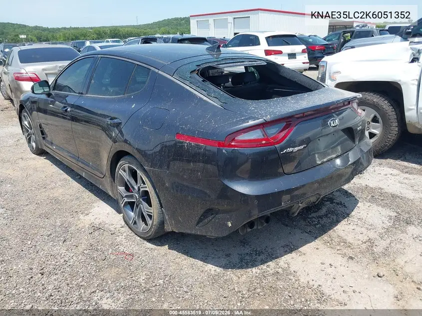 2019 Kia Stinger Gt VIN: KNAE35LC2K6051352 Lot: 45583519