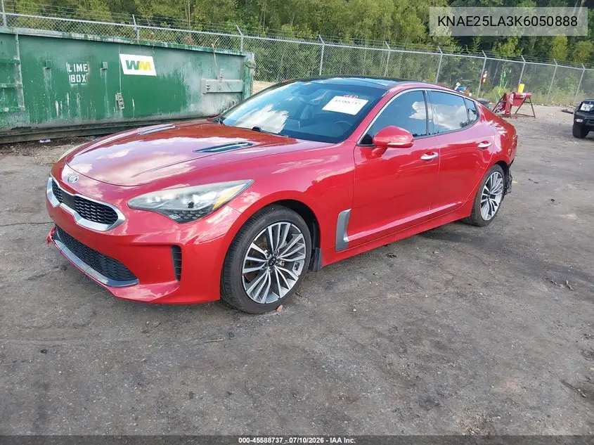 2019 Kia Stinger Premium VIN: KNAE25LA3K6050888 Lot: 45588737