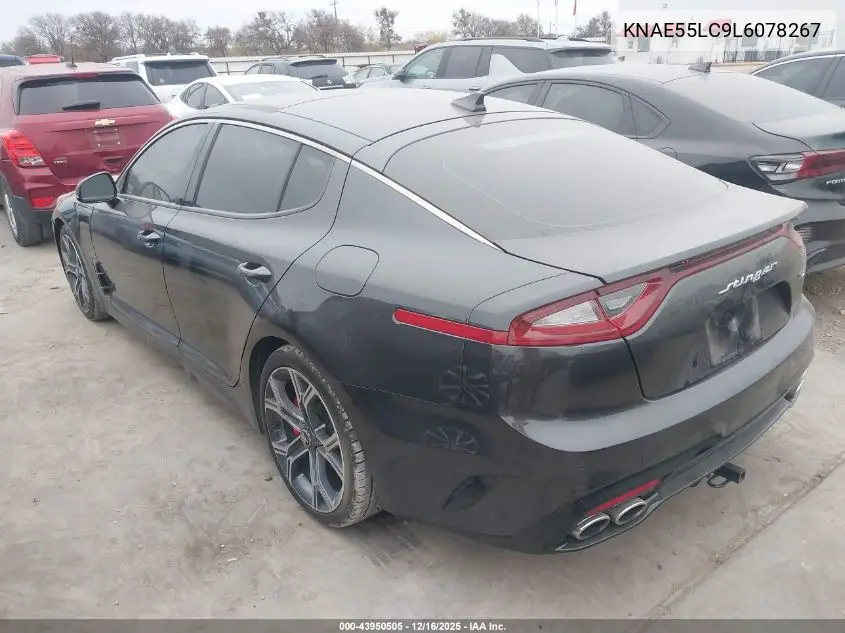 KNAE55LC9L6078267 2020 Kia Stinger Gt2