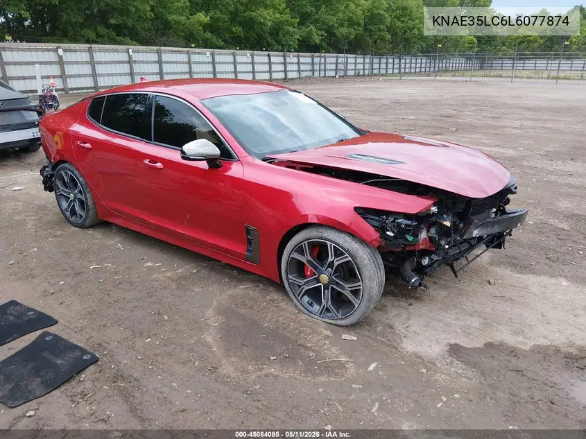 2020 Kia Stinger Gt VIN: KNAE35LC6L6077874 Lot: 45084085