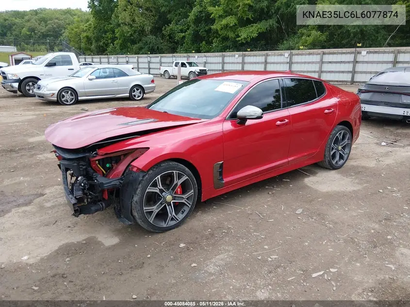 2020 Kia Stinger Gt VIN: KNAE35LC6L6077874 Lot: 45084085