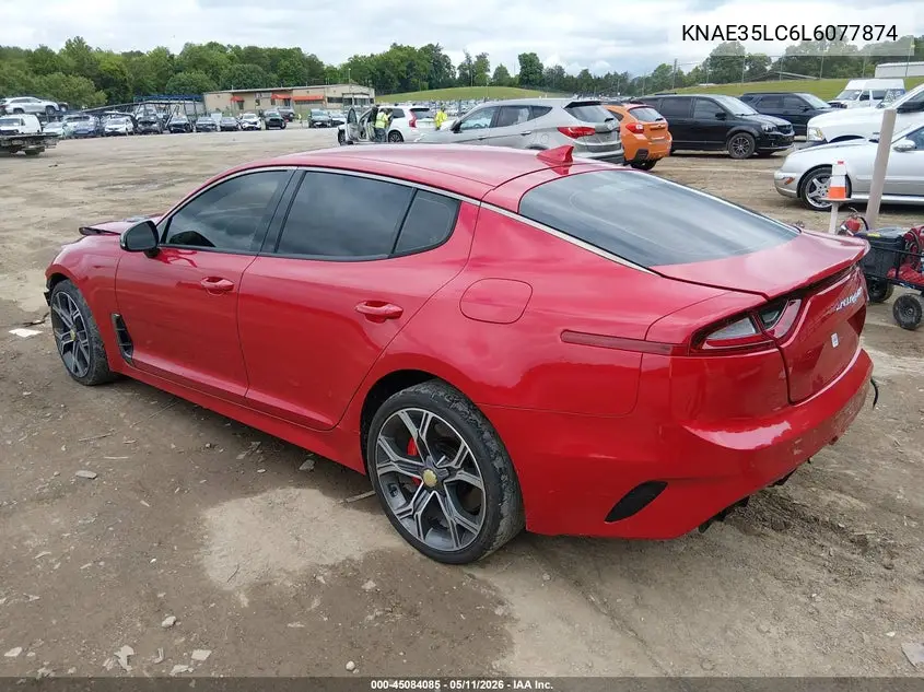 2020 Kia Stinger Gt VIN: KNAE35LC6L6077874 Lot: 45084085