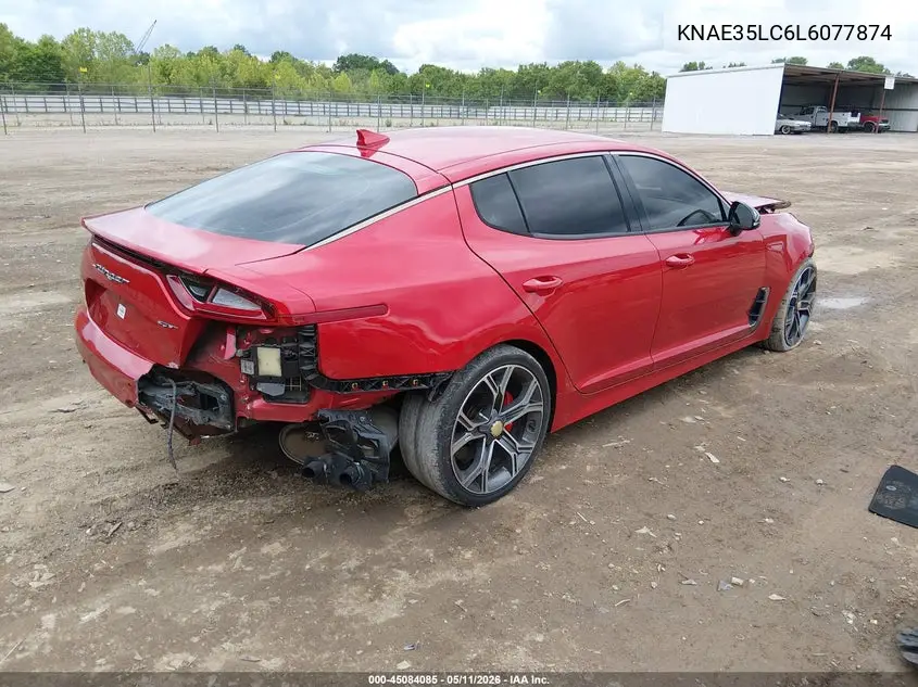 2020 Kia Stinger Gt VIN: KNAE35LC6L6077874 Lot: 45084085