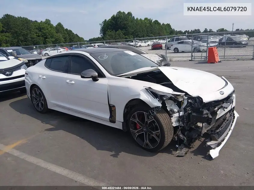 2020 Kia Stinger Gt1 VIN: KNAE45LC4L6079720 Lot: 45321484