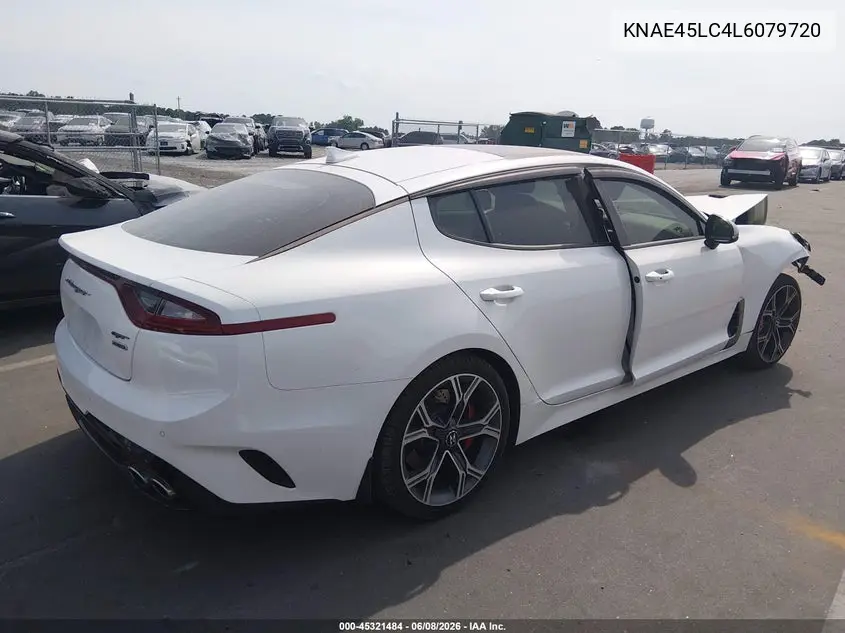 2020 Kia Stinger Gt1 VIN: KNAE45LC4L6079720 Lot: 45321484