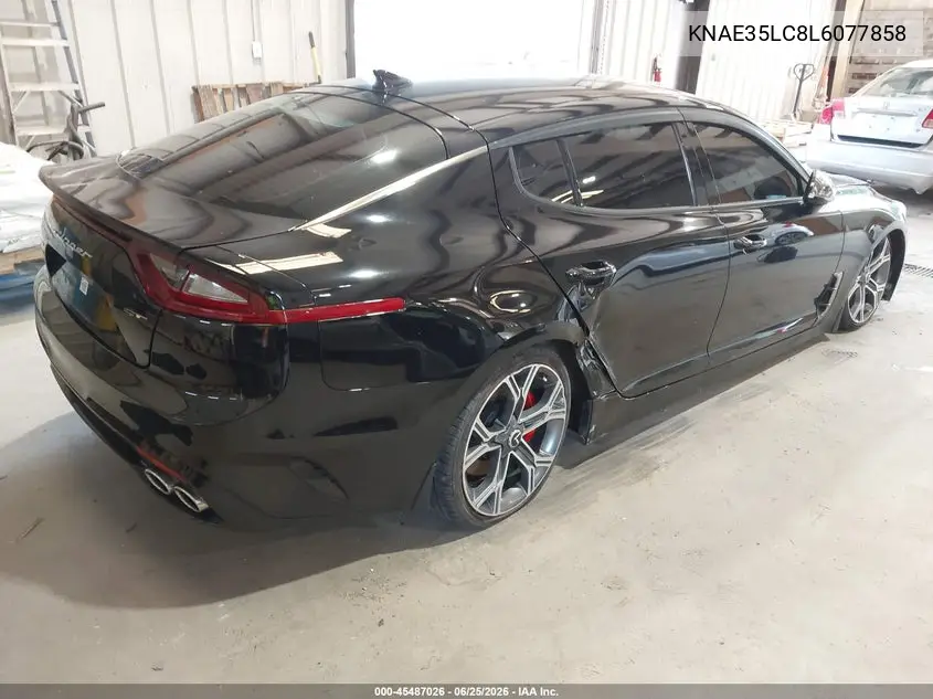 2020 Kia Stinger Gt VIN: KNAE35LC8L6077858 Lot: 45487026