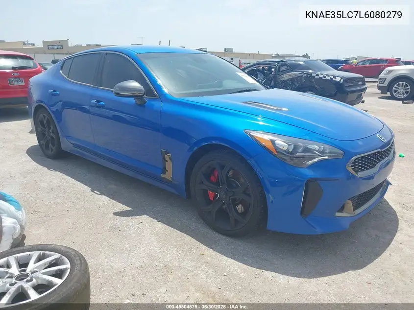 2020 Kia Stinger Gt VIN: KNAE35LC7L6080279 Lot: 45504575