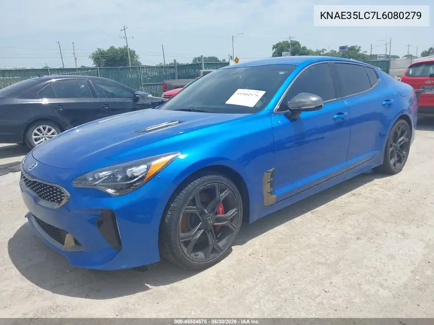 2020 Kia Stinger Gt VIN: KNAE35LC7L6080279 Lot: 45504575