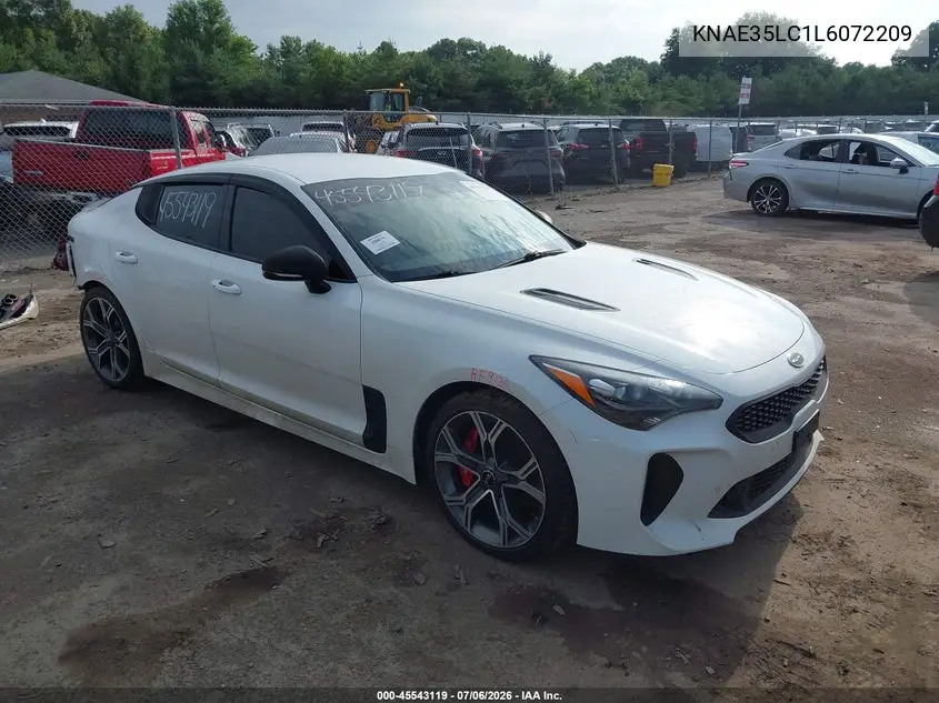 2020 Kia Stinger Gt VIN: KNAE35LC1L6072209 Lot: 45543119
