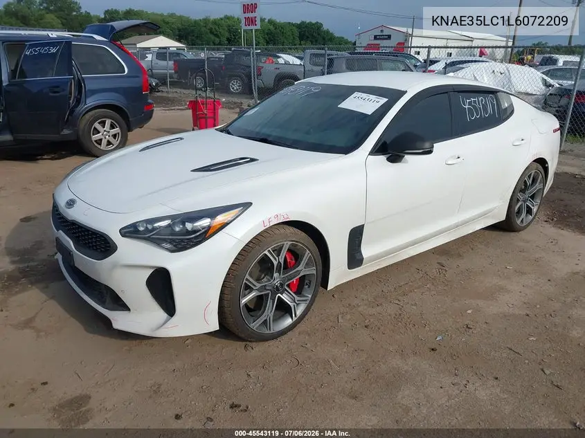2020 Kia Stinger Gt VIN: KNAE35LC1L6072209 Lot: 45543119