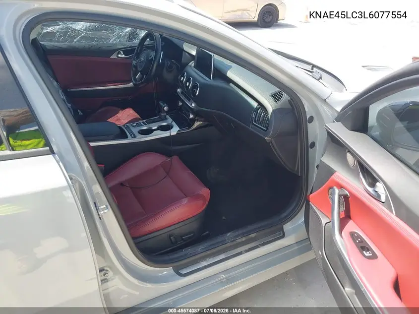 2020 Kia Stinger Gt1 VIN: KNAE45LC3L6077554 Lot: 45574087
