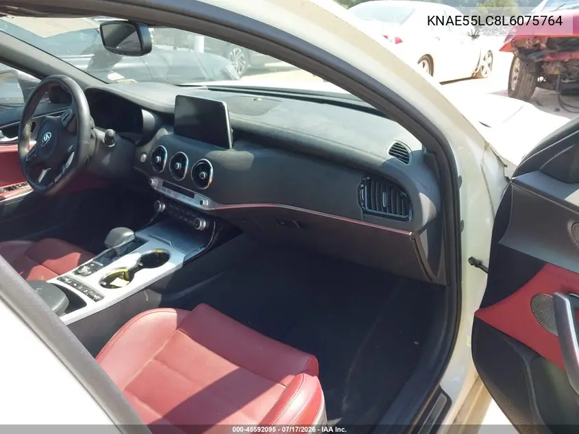 2020 Kia Stinger Gt2 VIN: KNAE55LC8L6075764 Lot: 45592095