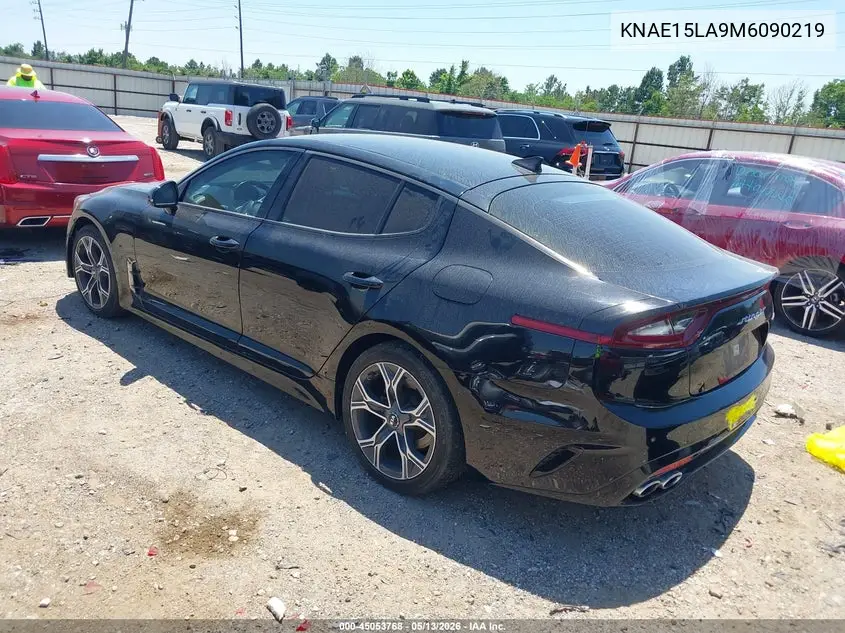 2021 Kia Stinger Gt-Line VIN: KNAE15LA9M6090219 Lot: 45053768
