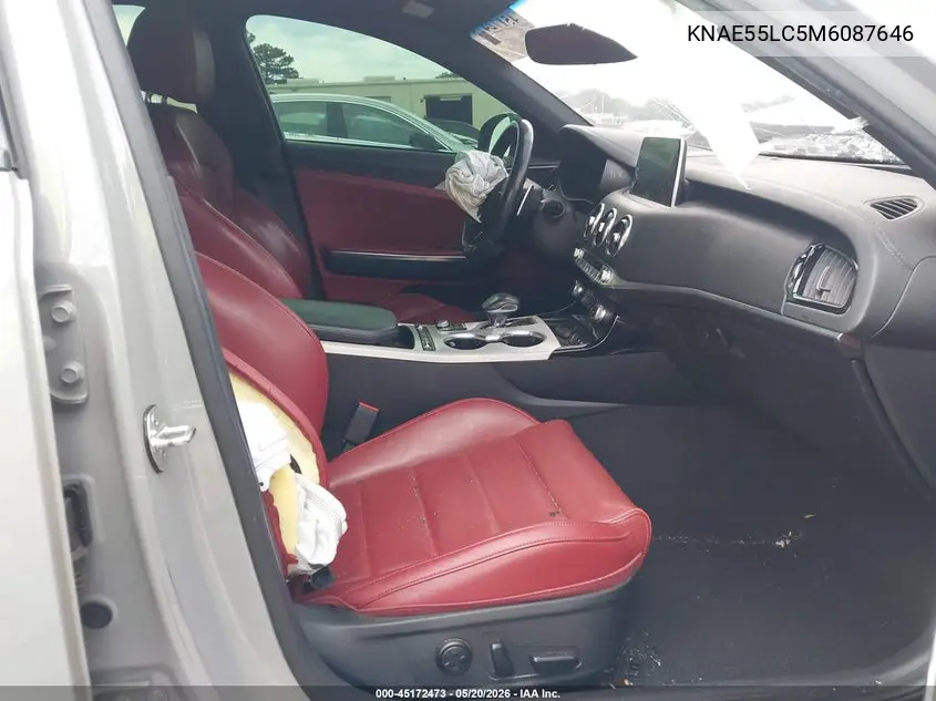 2021 Kia Stinger Gt2 VIN: KNAE55LC5M6087646 Lot: 45172473