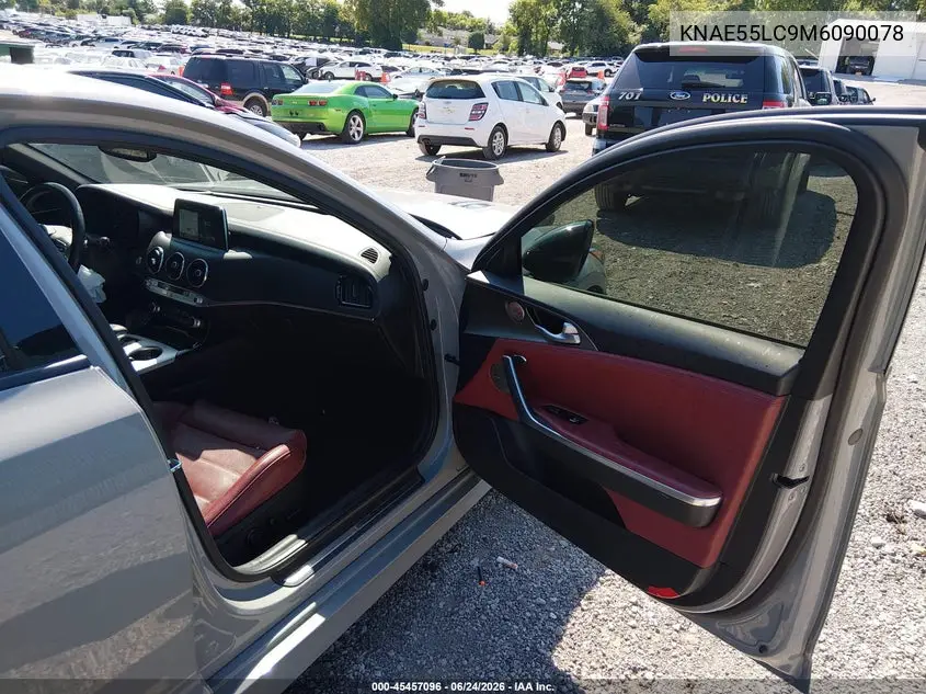 2021 Kia Stinger Gt2 VIN: KNAE55LC9M6090078 Lot: 45457096
