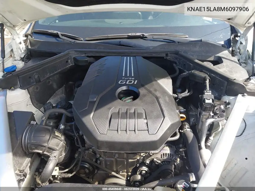 2021 Kia Stinger Gt-Line VIN: KNAE15LA8M6097906 Lot: 45459448