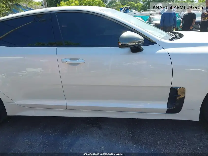 2021 Kia Stinger Gt-Line VIN: KNAE15LA8M6097906 Lot: 45459448