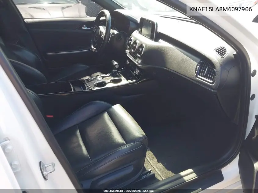2021 Kia Stinger Gt-Line VIN: KNAE15LA8M6097906 Lot: 45459448