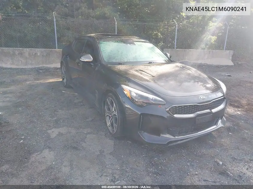 2021 Kia Stinger Gt1 VIN: KNAE45LC1M6090241 Lot: 45499189