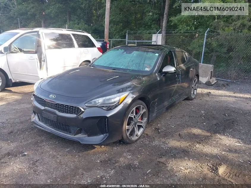 2021 Kia Stinger Gt1 VIN: KNAE45LC1M6090241 Lot: 45499189