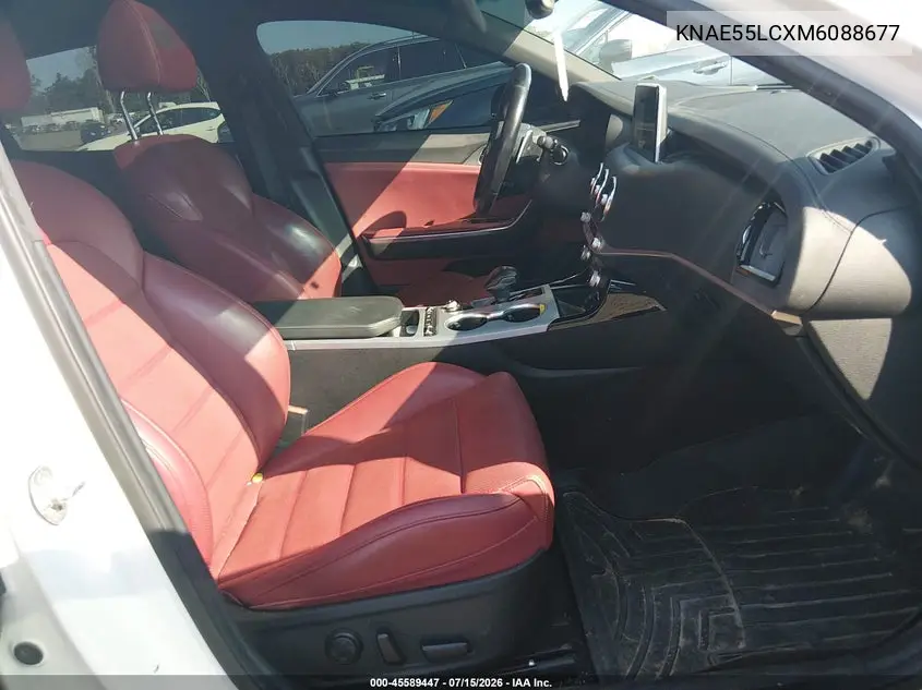 2021 Kia Stinger Gt2 VIN: KNAE55LCXM6088677 Lot: 45589447