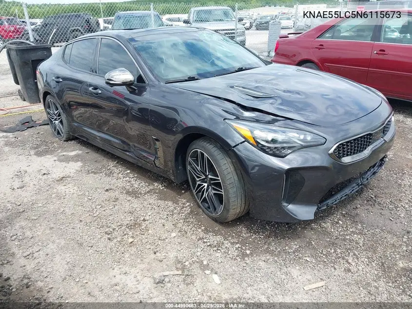 2022 Kia Stinger Gt2 VIN: KNAE55LC5N6115673 Lot: 44990663