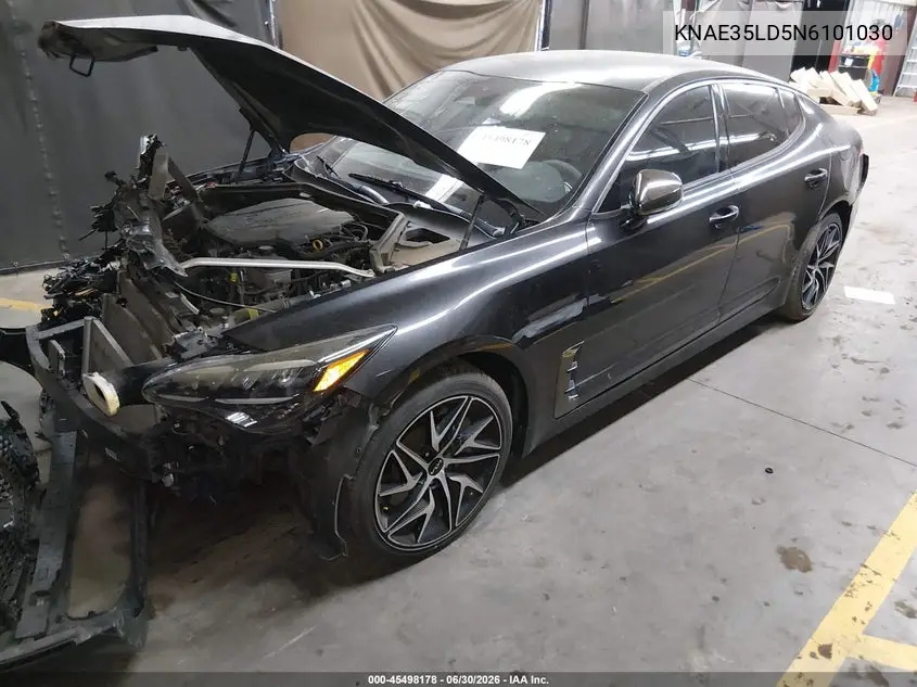 2022 Kia Stinger Gt-Line VIN: KNAE35LD5N6101030 Lot: 45498178