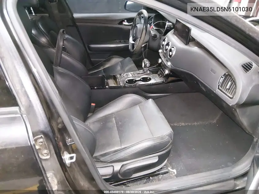 2022 Kia Stinger Gt-Line VIN: KNAE35LD5N6101030 Lot: 45498178