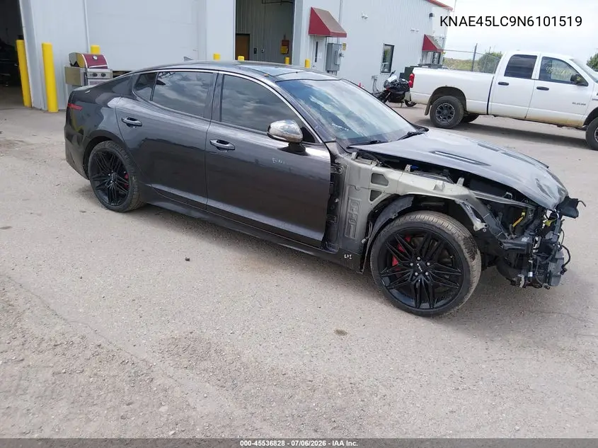 2022 Kia Stinger Gt1 VIN: KNAE45LC9N6101519 Lot: 45536828