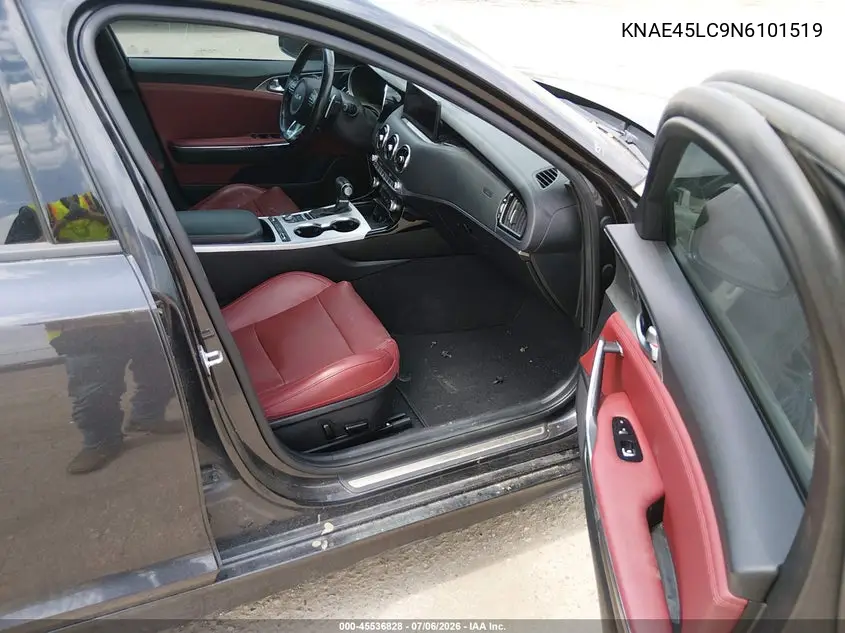 2022 Kia Stinger Gt1 VIN: KNAE45LC9N6101519 Lot: 45536828
