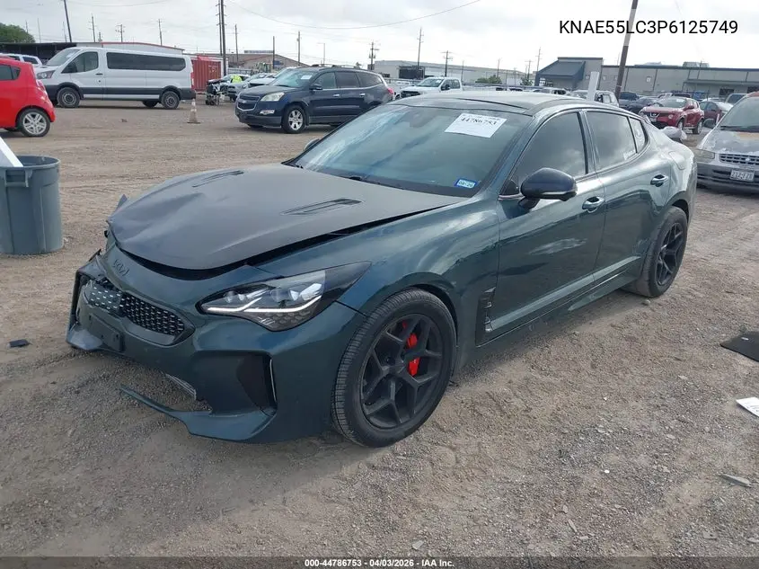 2023 Kia Stinger Gt2 VIN: KNAE55LC3P6125749 Lot: 44786753