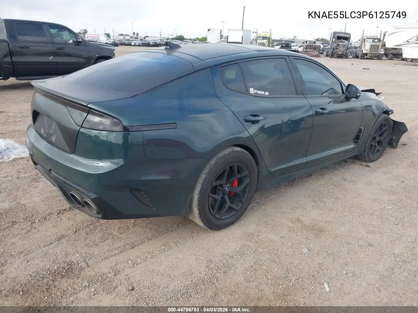 2023 Kia Stinger Gt2 VIN: KNAE55LC3P6125749 Lot: 44786753