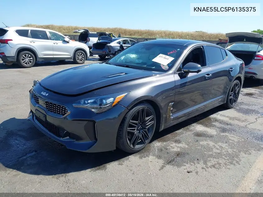 2023 Kia Stinger Gt2 VIN: KNAE55LC5P6135375 Lot: 45138412