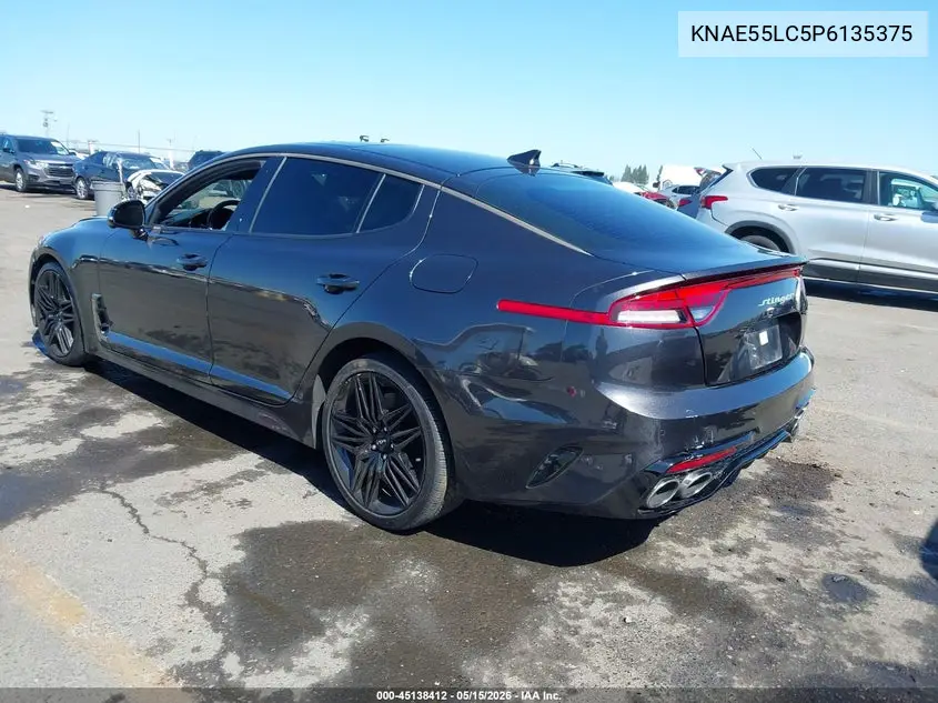 2023 Kia Stinger Gt2 VIN: KNAE55LC5P6135375 Lot: 45138412