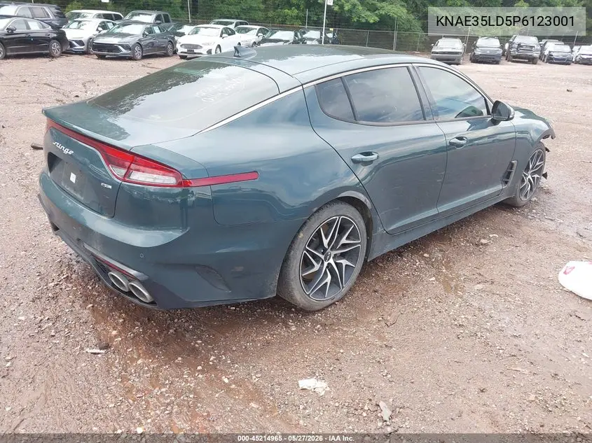 2023 Kia Stinger Gt-Line VIN: KNAE35LD5P6123001 Lot: 45214965