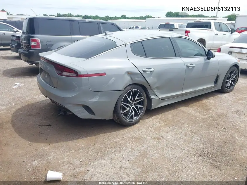 2023 Kia Stinger Gt-Line VIN: KNAE35LD6P6132113 Lot: 45377214