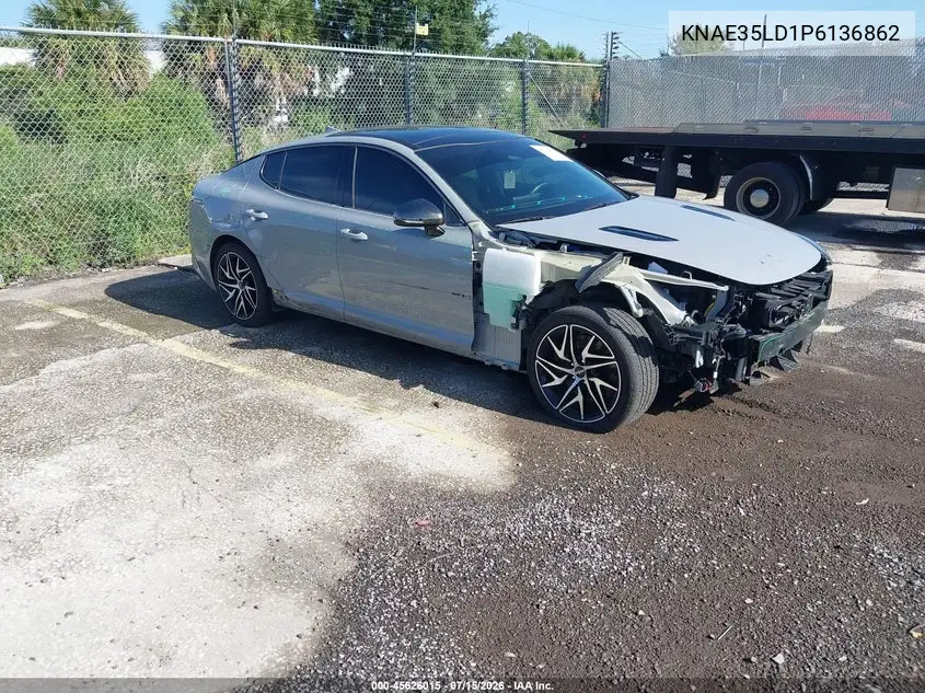 2023 Kia Stinger Gt-Line VIN: KNAE35LD1P6136862 Lot: 45626015