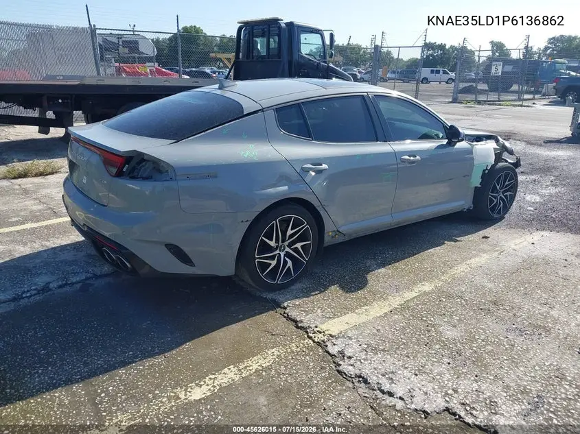 2023 Kia Stinger Gt-Line VIN: KNAE35LD1P6136862 Lot: 45626015