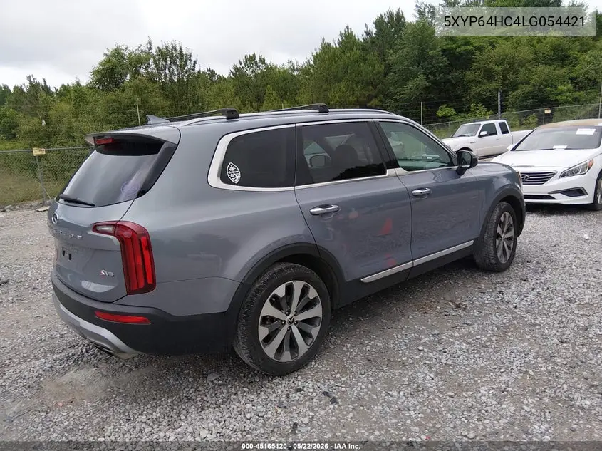 2020 Kia Telluride S VIN: 5XYP64HC4LG054421 Lot: 45165420