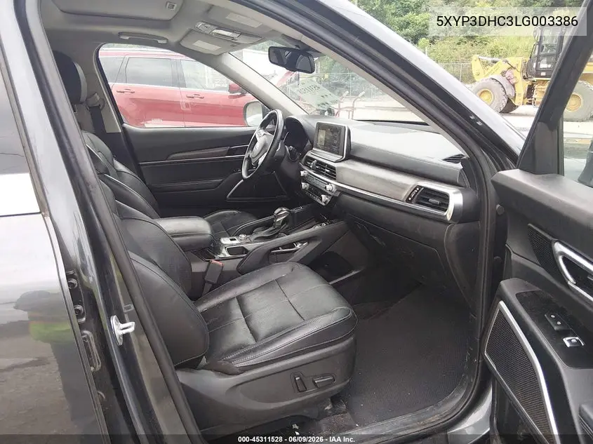 2020 Kia Telluride Ex VIN: 5XYP3DHC3LG003386 Lot: 45311528