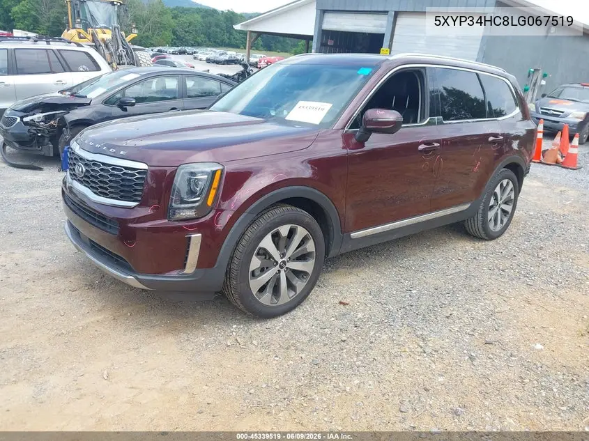 2020 Kia Telluride Ex VIN: 5XYP34HC8LG067519 Lot: 45339519