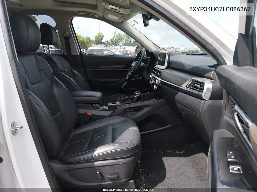 2020 Kia Telluride Ex VIN: 5XYP34HC7LG086367 Lot: 45418955