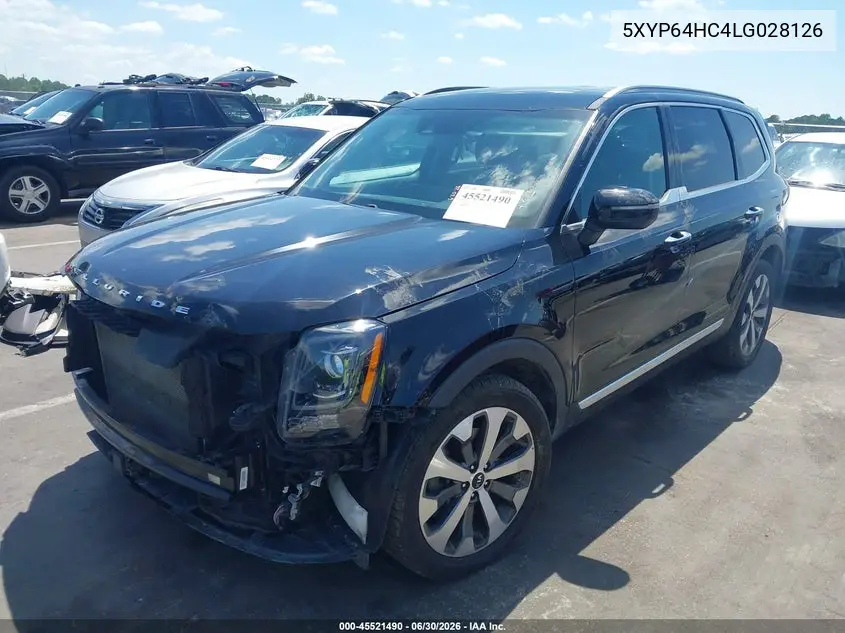 2020 Kia Telluride S VIN: 5XYP64HC4LG028126 Lot: 45521490
