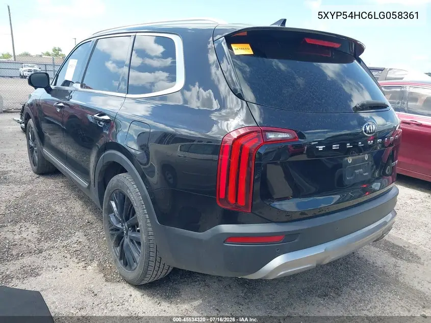2020 Kia Telluride Sx VIN: 5XYP54HC6LG058361 Lot: 45534320